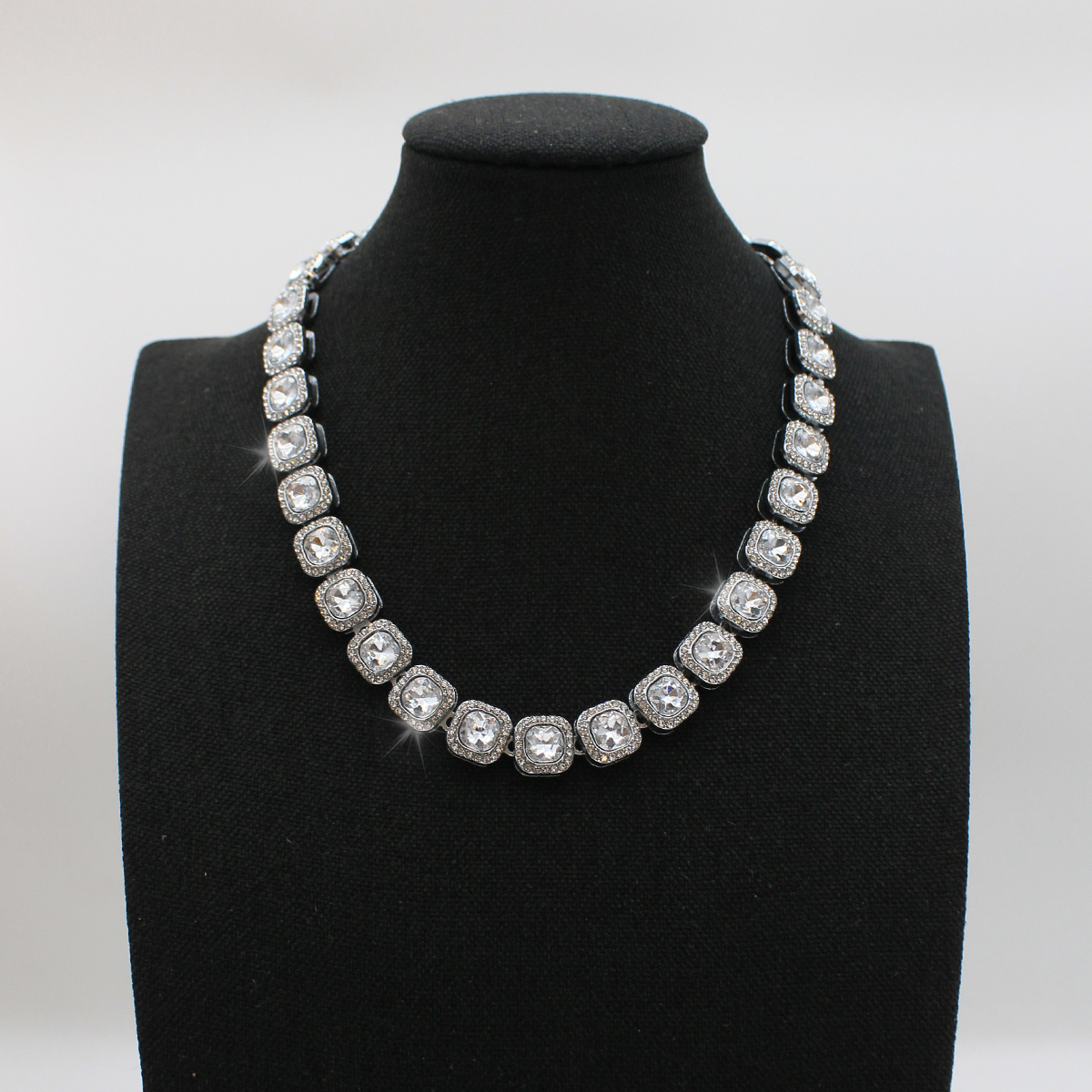 Silver Square Necklace Pendant